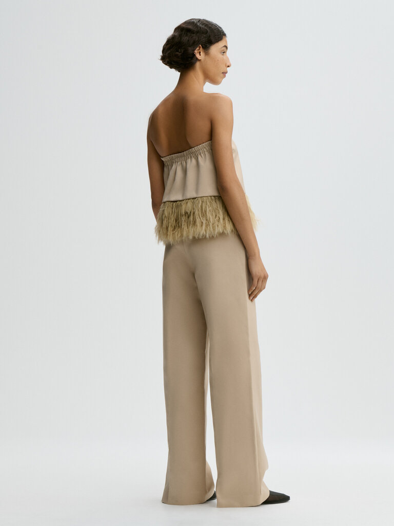 Malene Birger Feather top sand