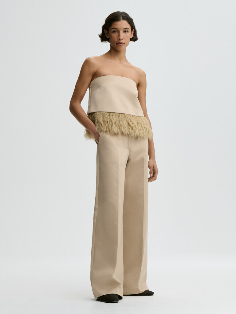 Malene Birger Feather top sand