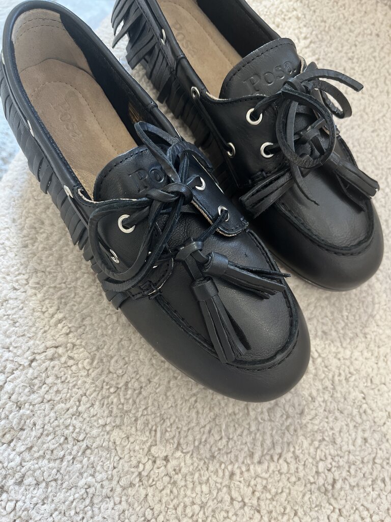 Posa Boat loafer native black