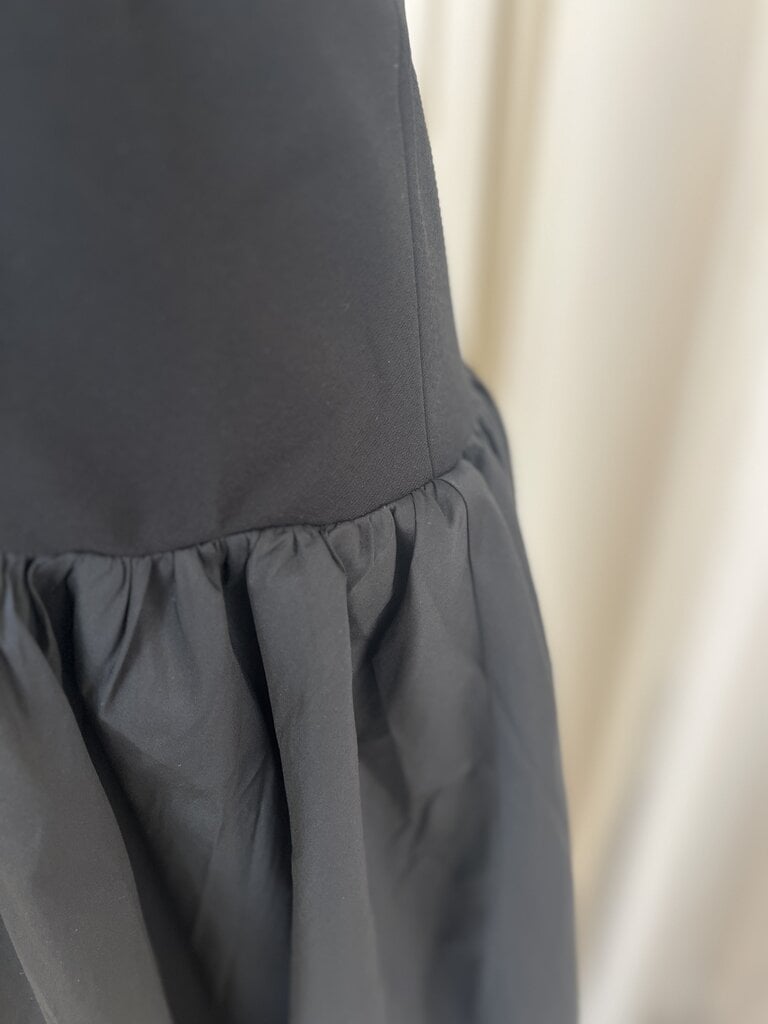 Rotate Black flower maxi dress