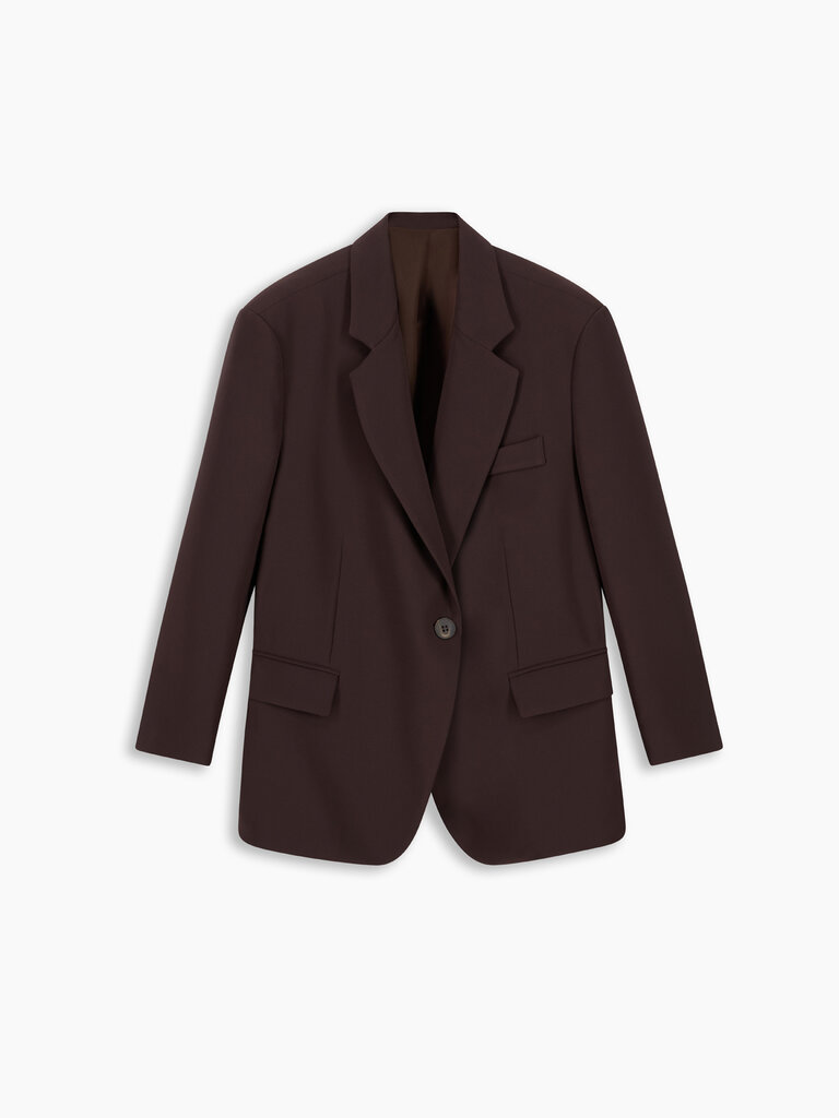 8 PM Burgundy oversized blazer