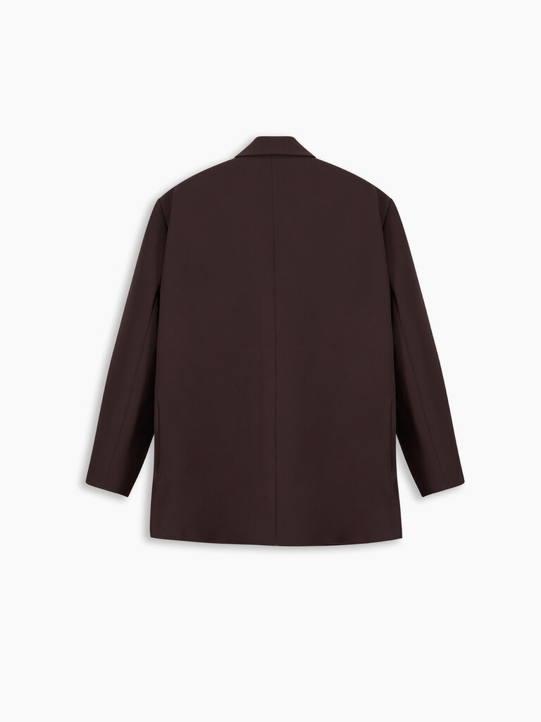 8 PM Burgundy oversized blazer