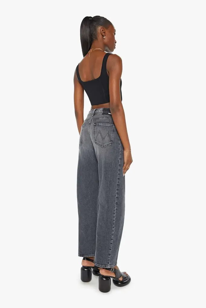 Twisted barrel denim grey