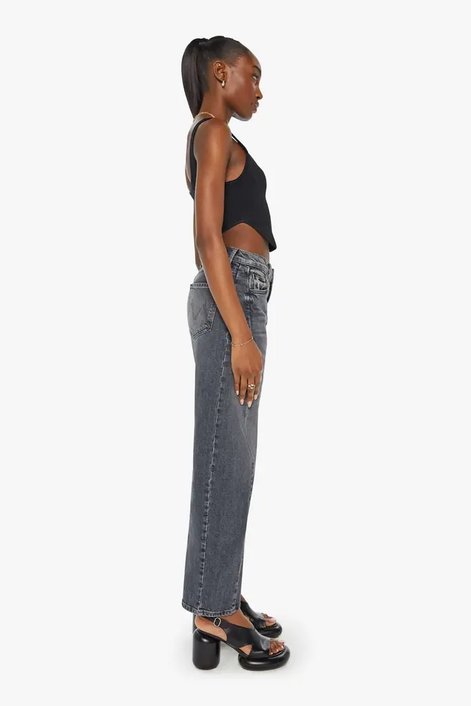 Twisted barrel denim grey