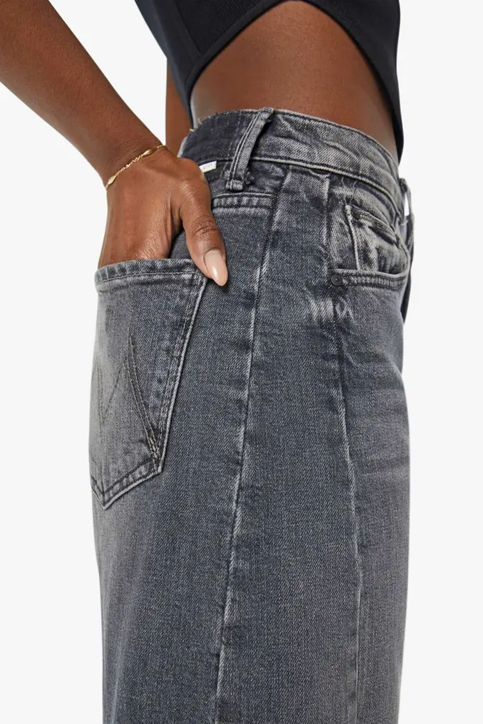 Twisted barrel denim grey