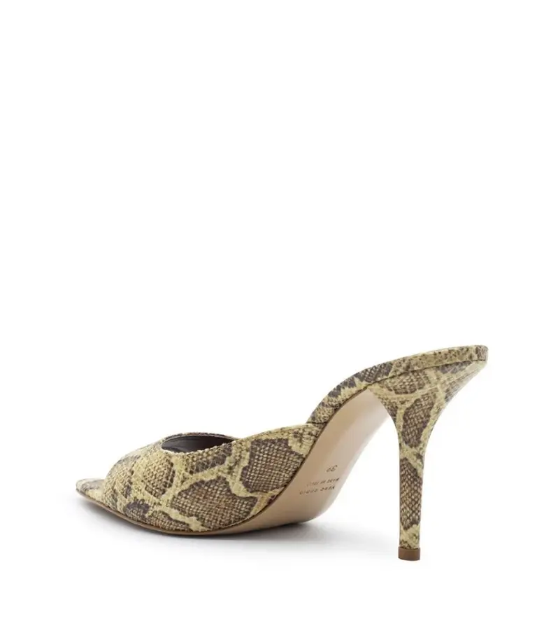 Gia Borghini Pointed toe mule python