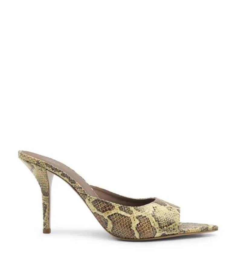 Gia Borghini Pointed toe mule python