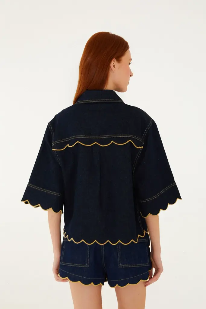 FARM Rio Short scallop jacket