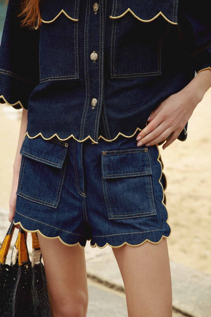FARM Rio Short scallop jacket