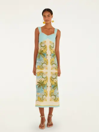 FARM Rio Royal sea dress