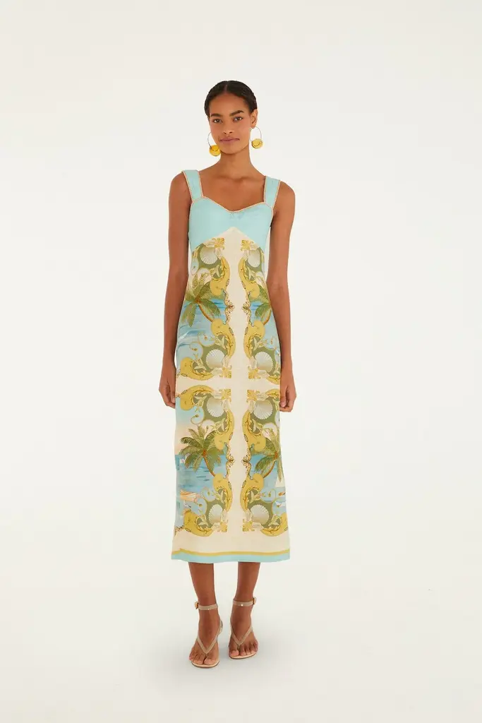 FARM Rio Royal sea dress