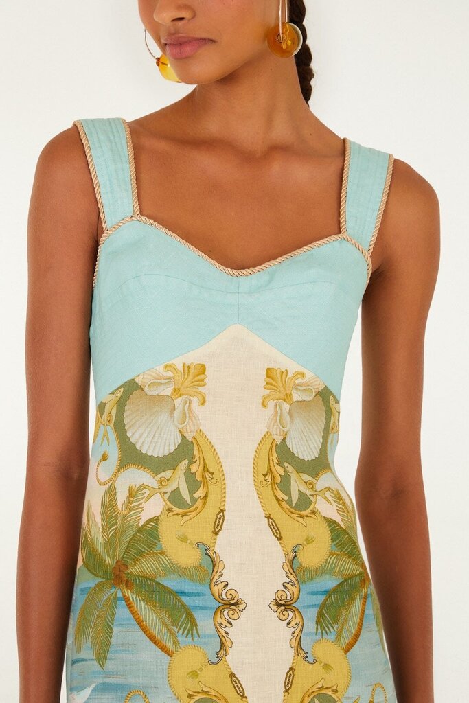 FARM Rio Royal sea dress