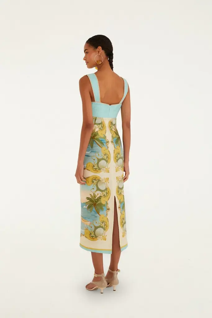FARM Rio Royal sea dress
