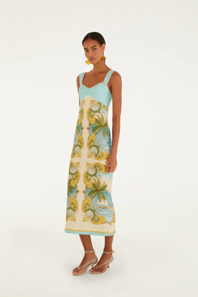 FARM Rio Royal sea dress