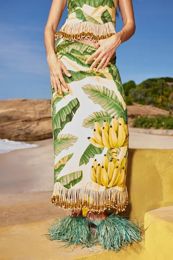 FARM Rio Banana skirt