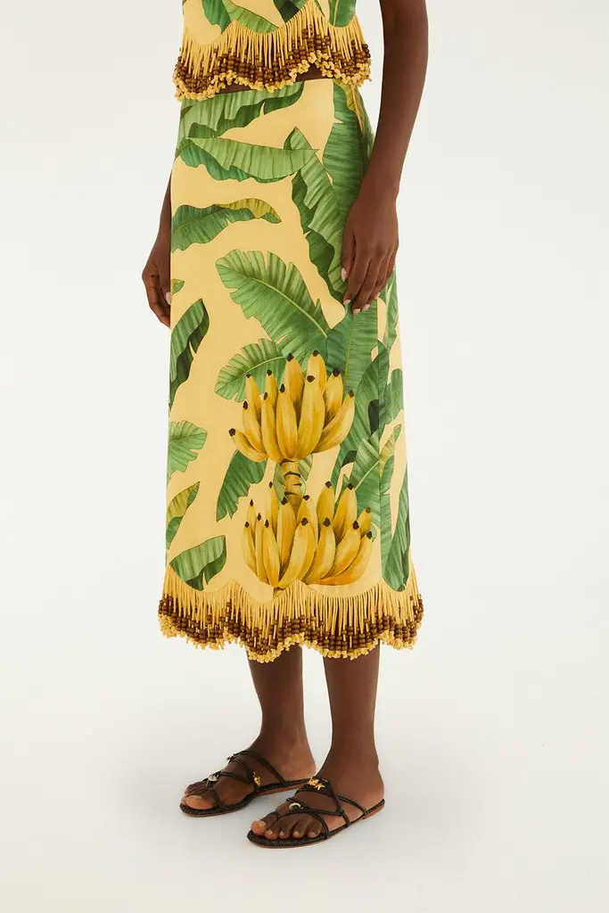 FARM Rio Banana skirt