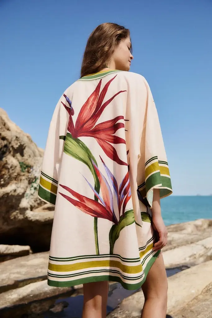 FARM Rio Strilitzia kimono