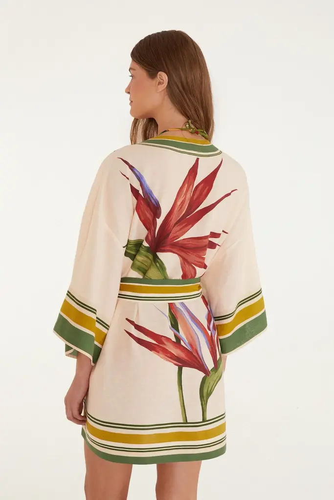 FARM Rio Strilitzia kimono