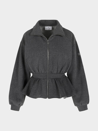 Rhune Kaia sweater jacket darkgrey