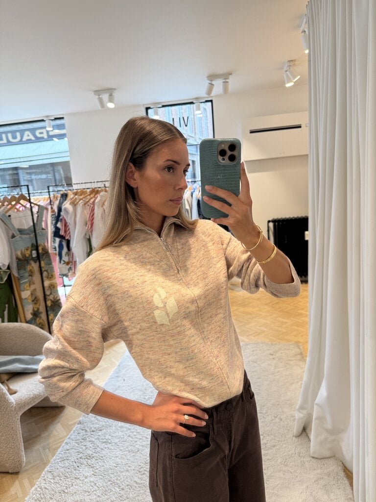 Pink melee cardigan