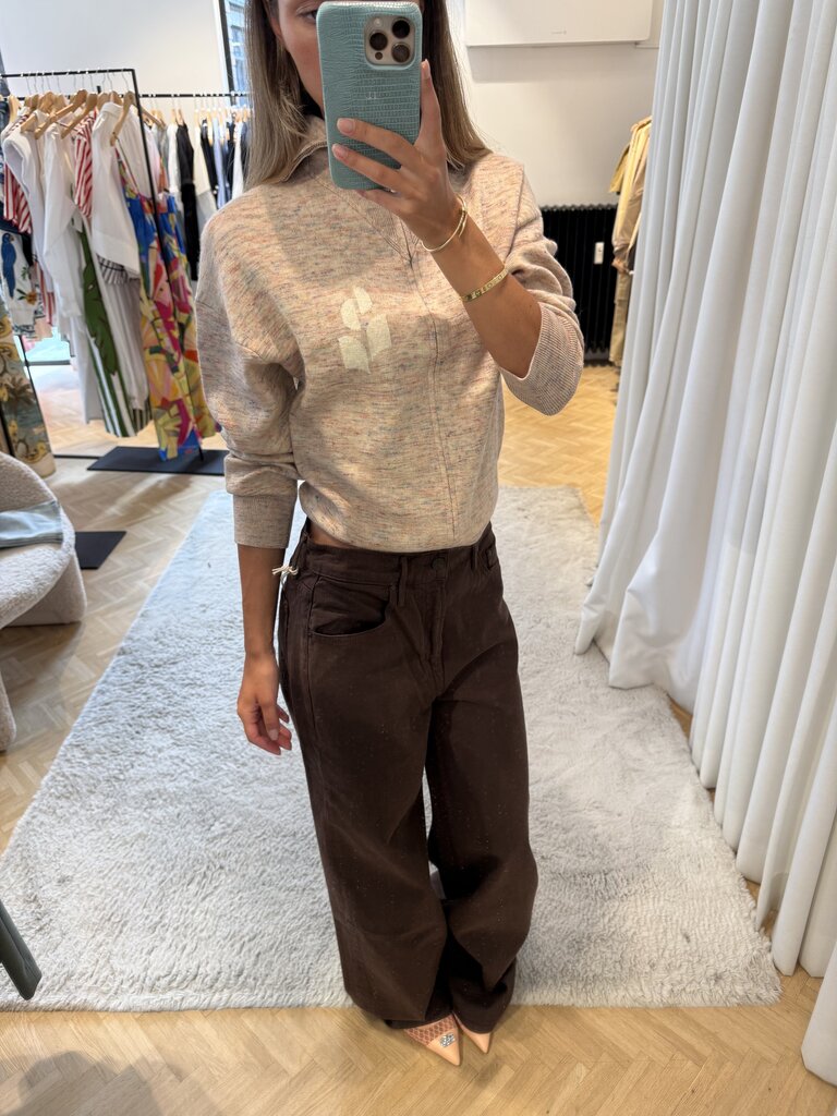 Pink melee cardigan