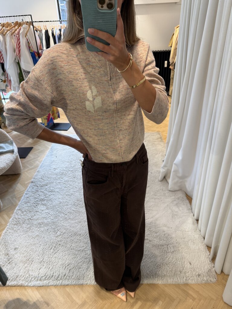 Pink melee cardigan