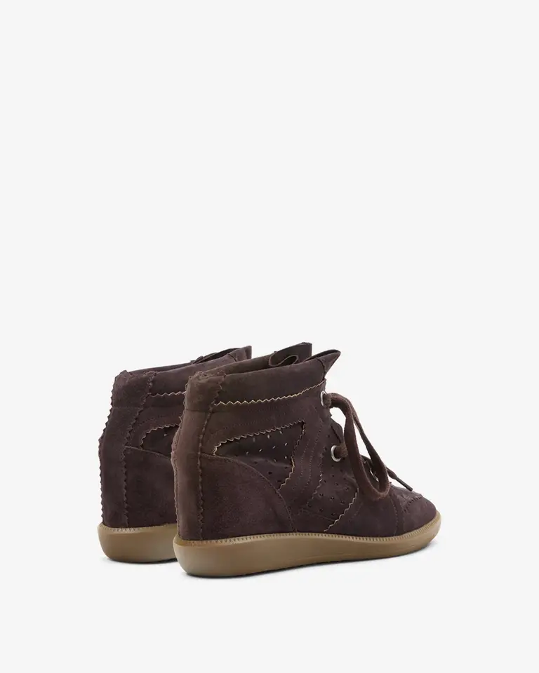 Bobby wedge sneaker chocolate