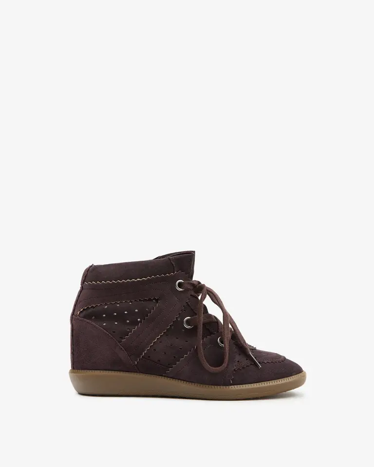 Bobby wedge sneaker chocolate