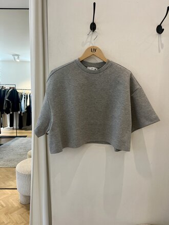 Rhune Ibbe boxy oversized top grey