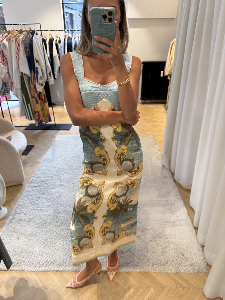 FARM Rio Royal sea dress