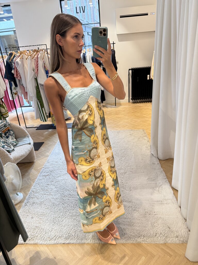 FARM Rio Royal sea dress