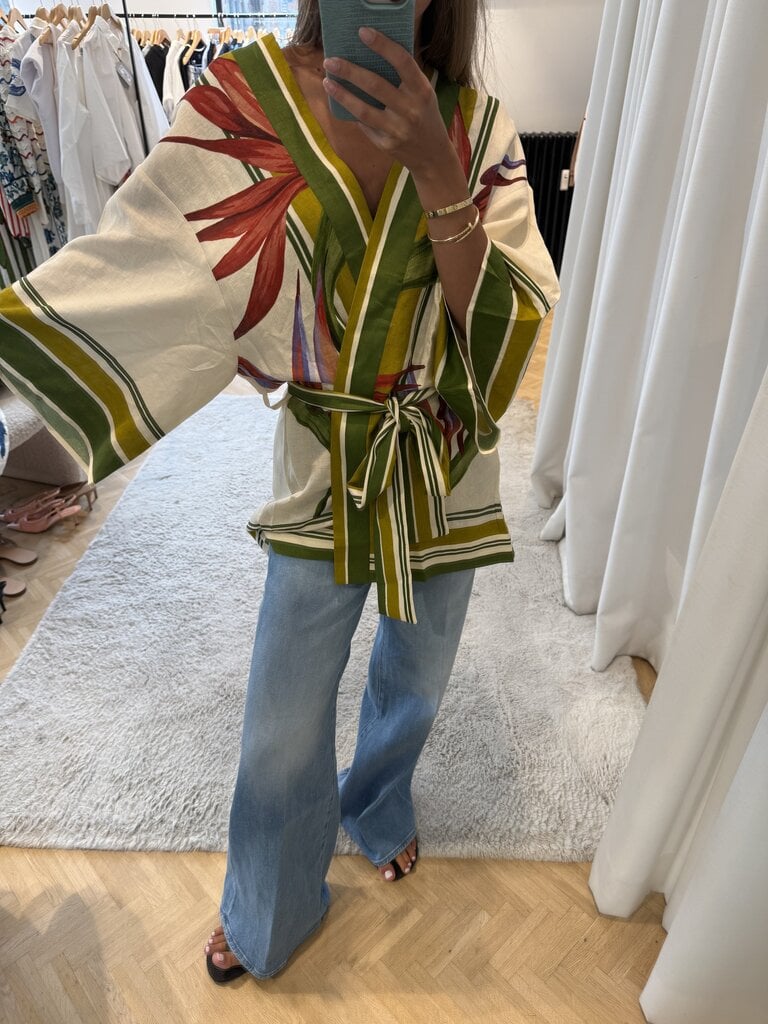 FARM Rio Strilitzia kimono