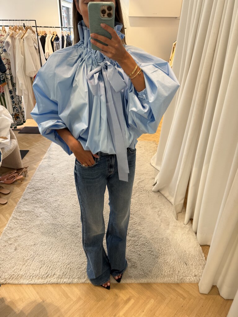 Patou Volume shirt cotton skyblue