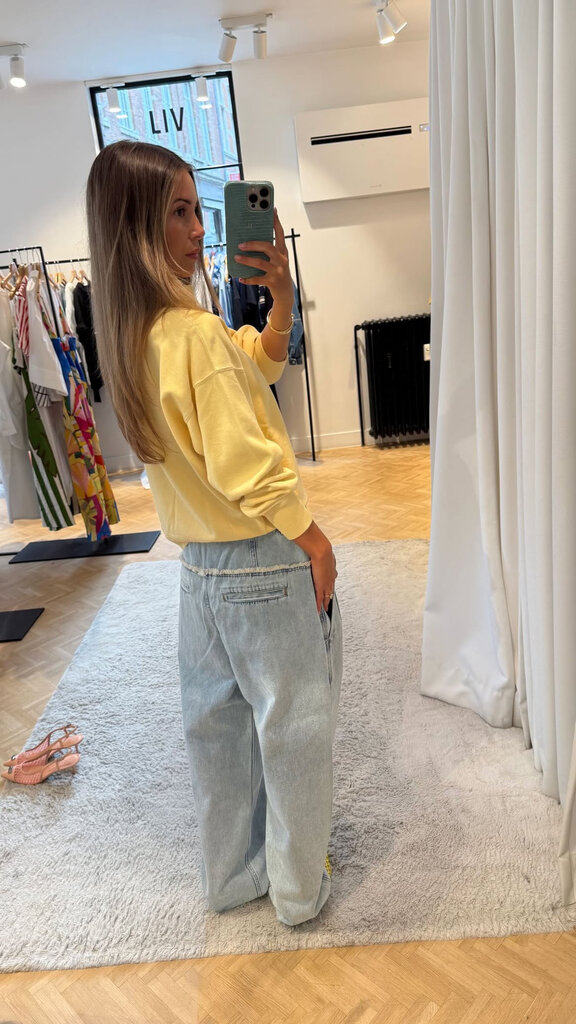 Light blue denim pants