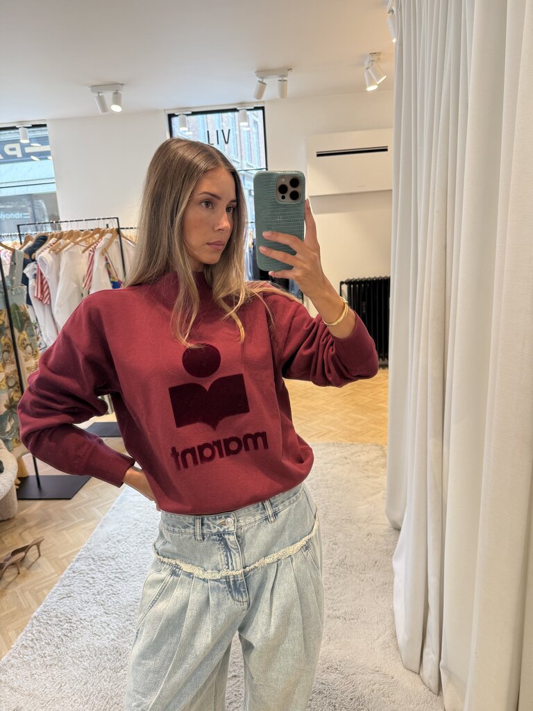 Moby sweater burgundy