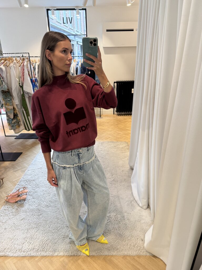 Moby sweater burgundy