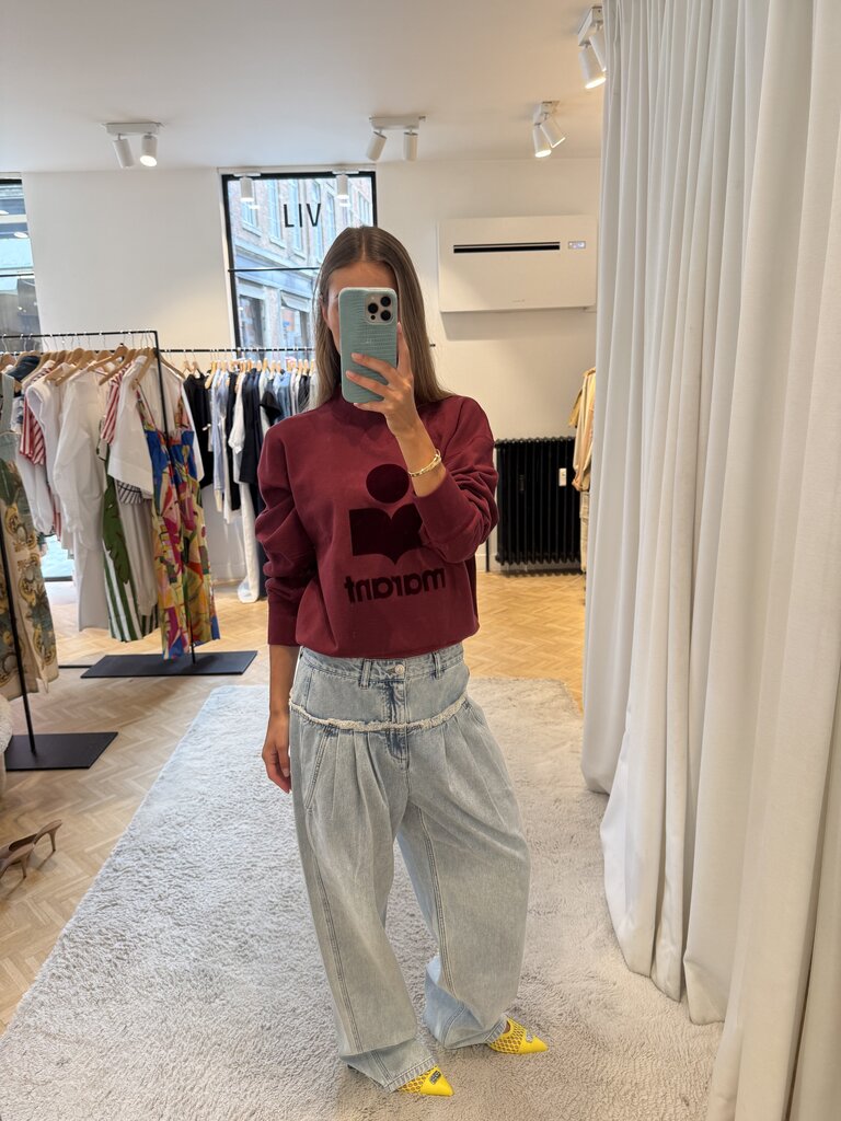 Moby sweater burgundy