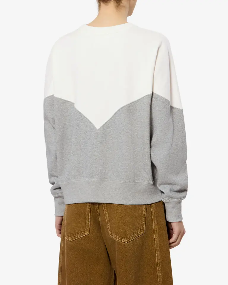 Houston sweater offwhite/grey