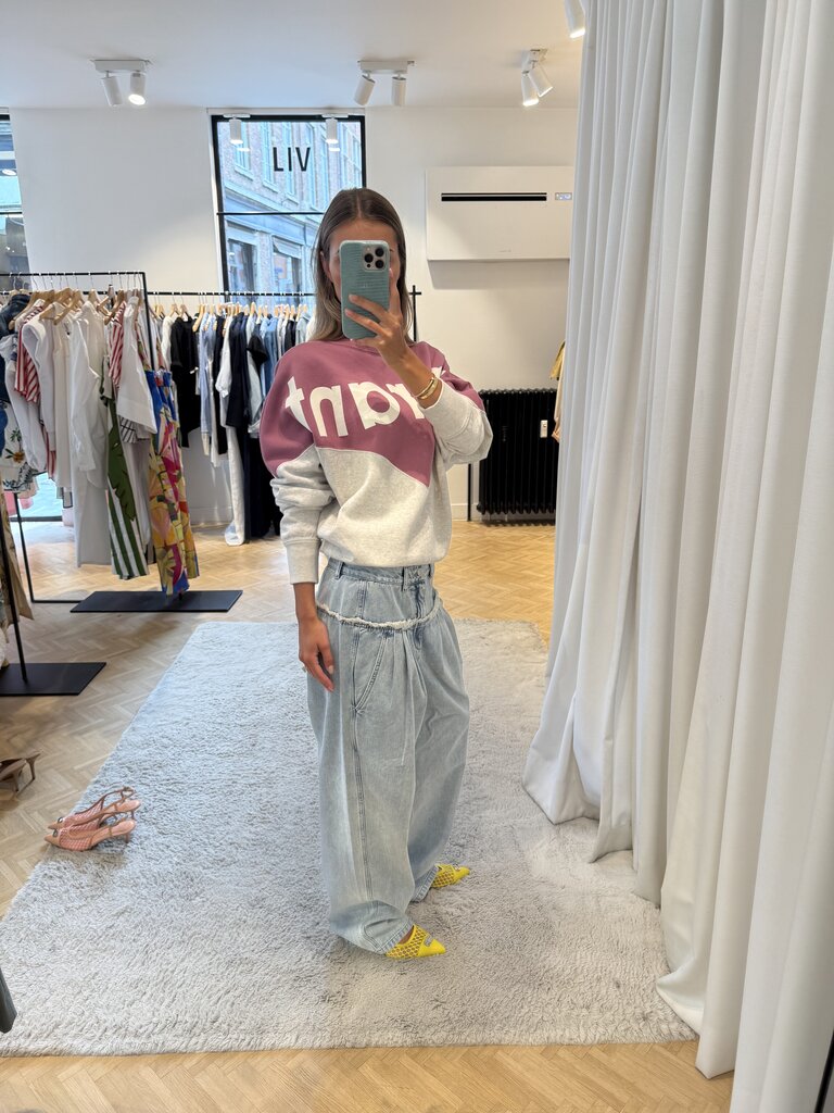 Houston sweater mauve/grey