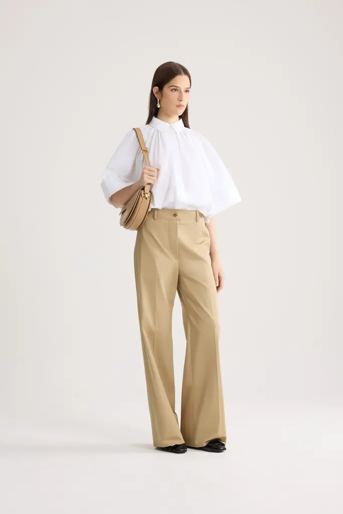 Patou Voluminous white blouse