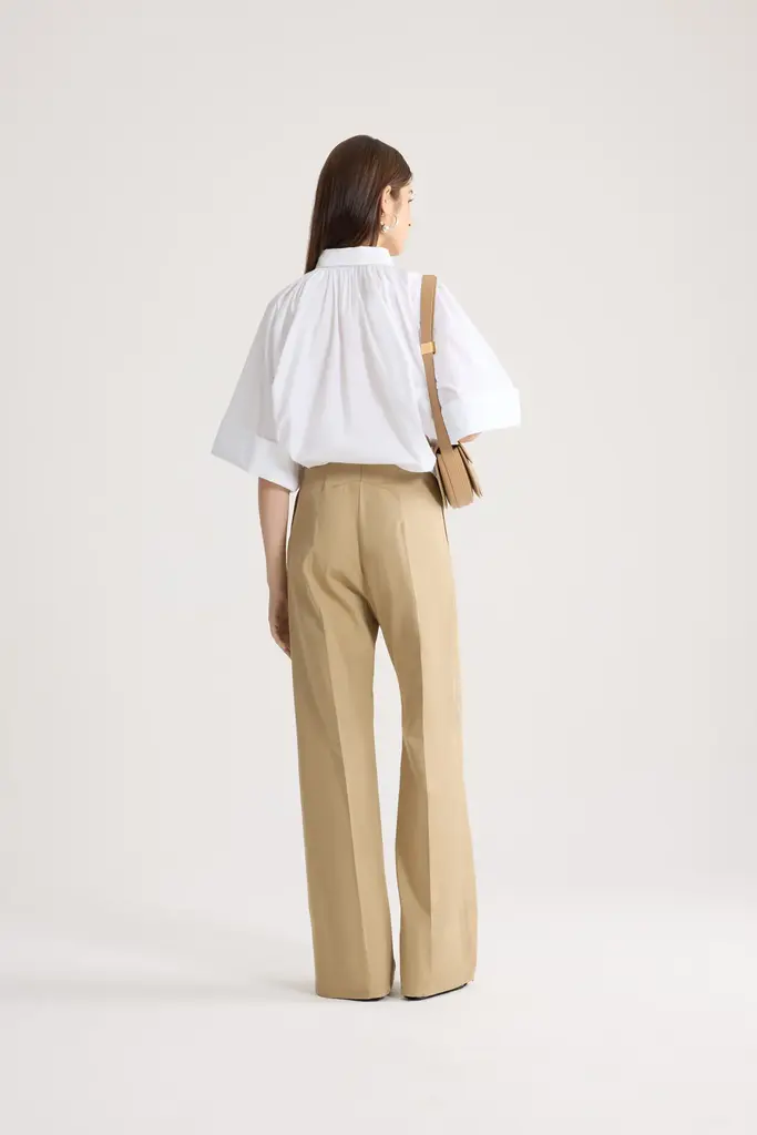 Patou Voluminous white blouse
