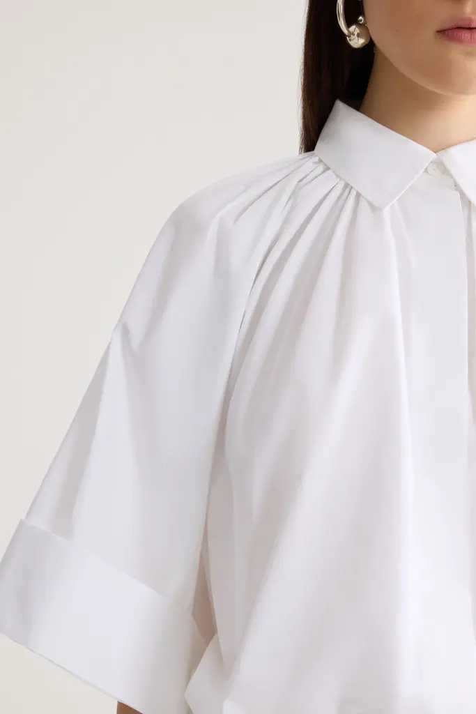 Patou Voluminous white blouse