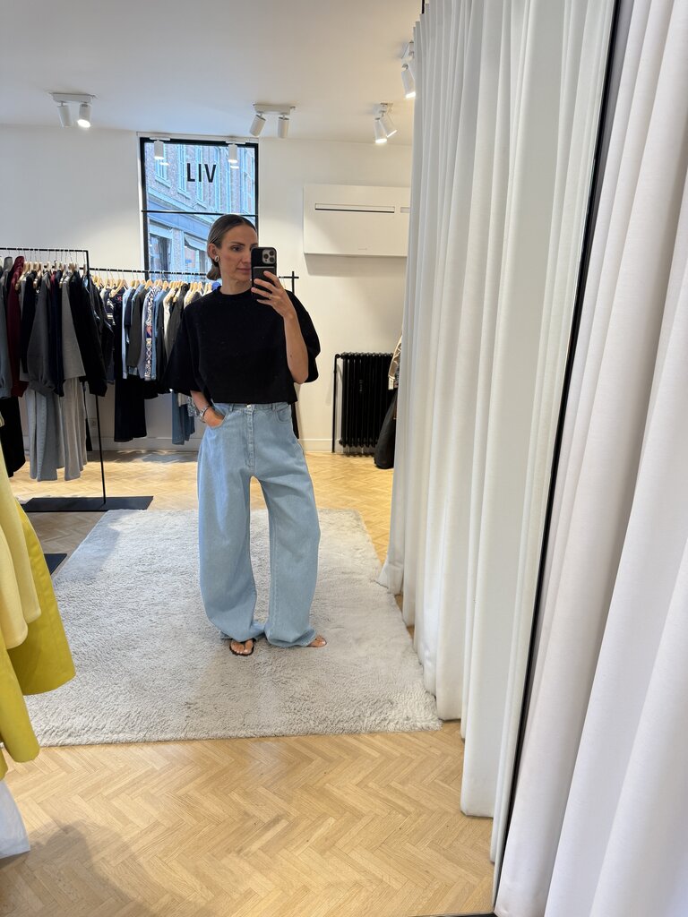 Rhune Ibbe boxy oversized top black