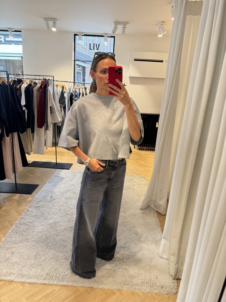 Bootcut grey denim