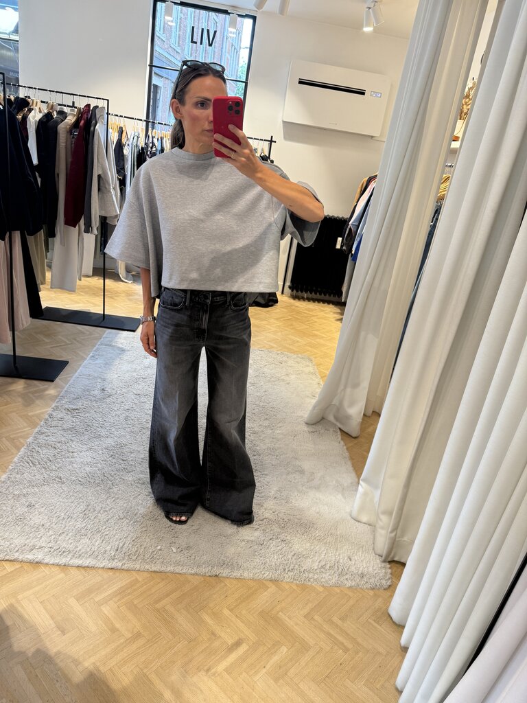 Bootcut grey denim