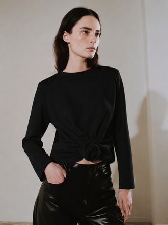 Rhune Nya top black