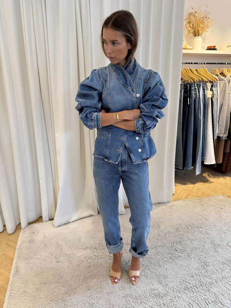 Structured denim jacket