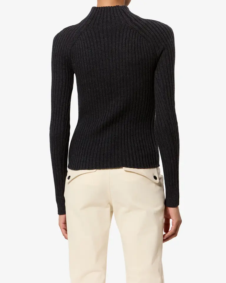 Rib pullover anthracite