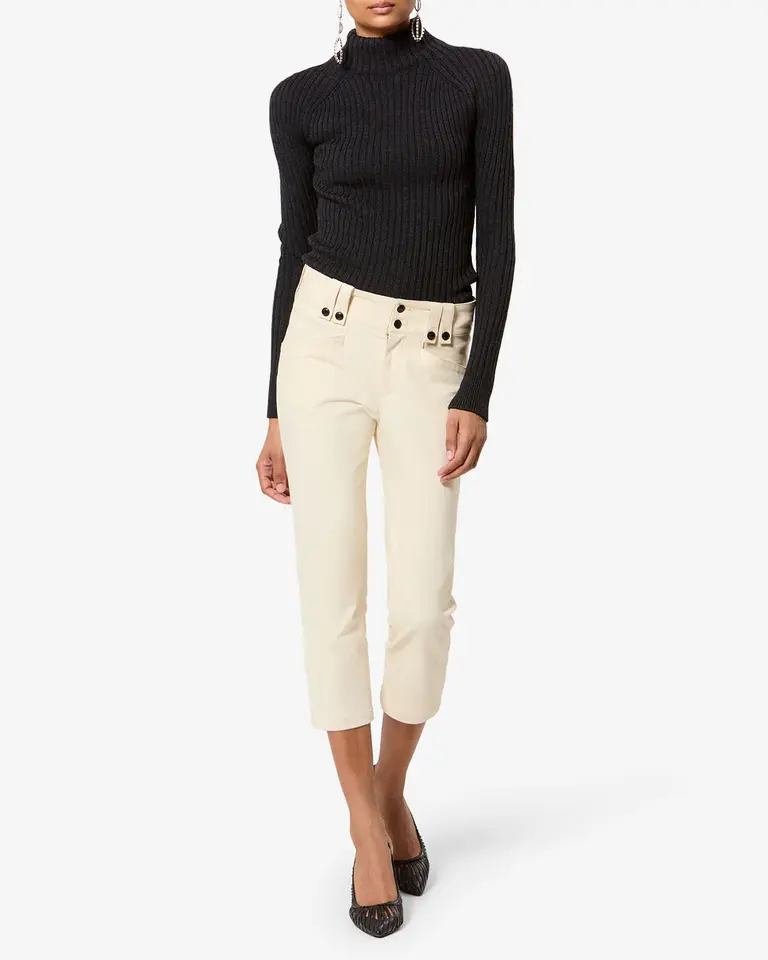 Rib pullover anthracite