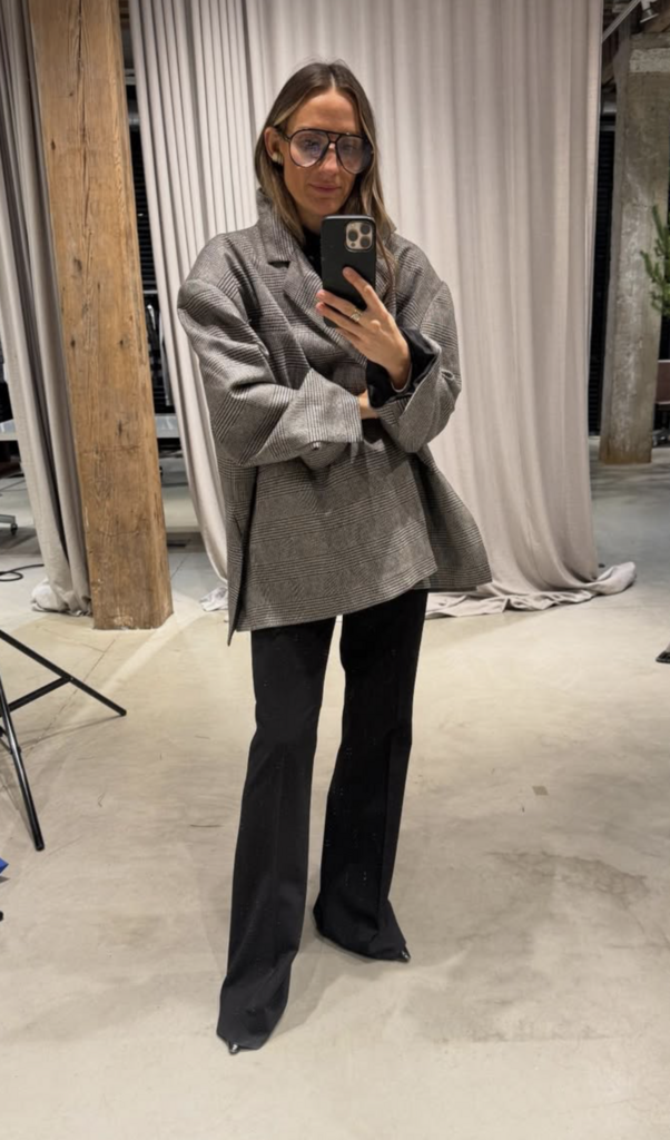 Rhune Anouk blazer Prince de Galle grey